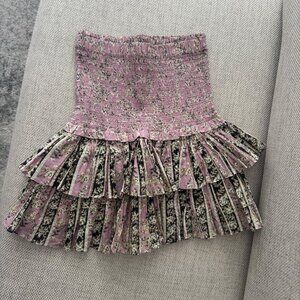 LOVESHACKFANCY NWOT BLACK MINI DRESS